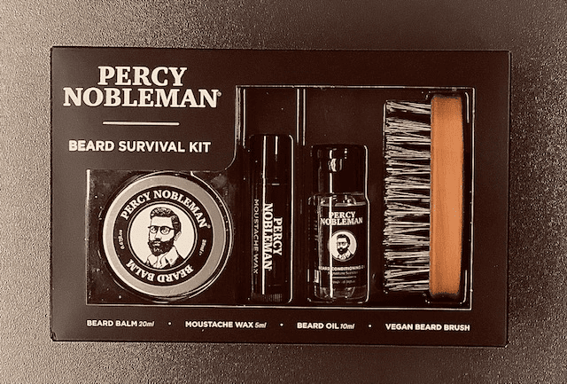 Percy Nobleman Beard Gift Set Packaging