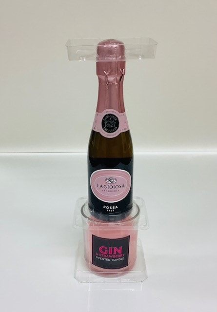 Pink fizz & candle packaging