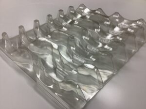 Clear plastic packaging