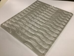 Clear plastic packaging